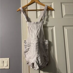 Stylish White Overalls